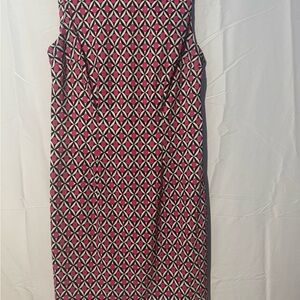 Alyx Pink and Black Geometric Dress Size 12